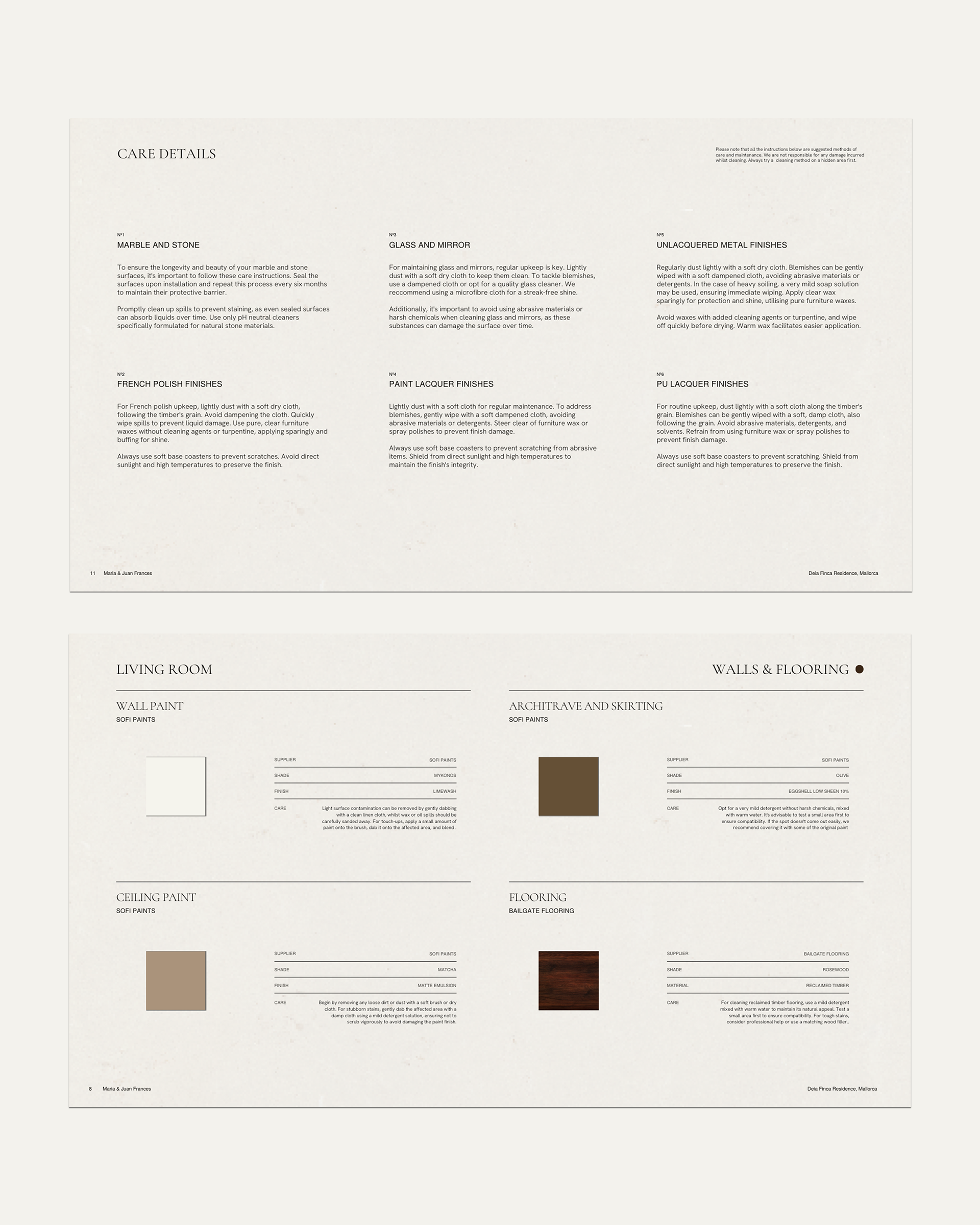 Client Handover Template - Casa Ren Studio