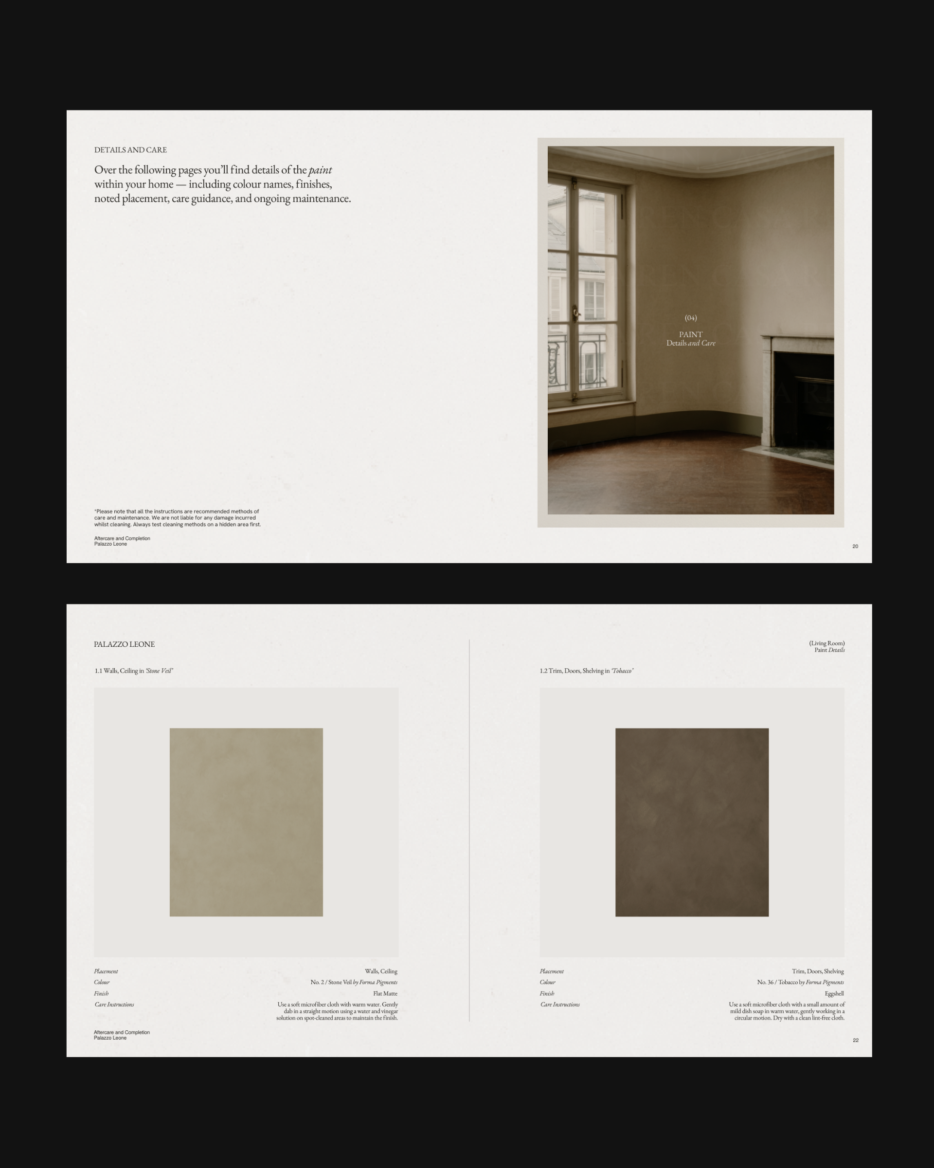 Achèvement et suivi 