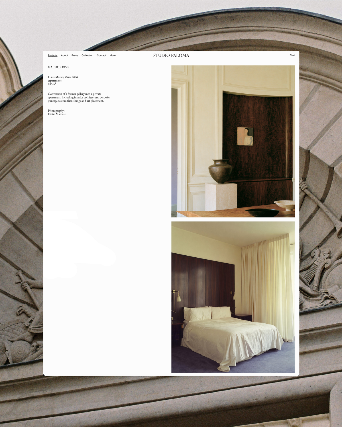 Studio Paloma Website Template - Casa Ren Studio