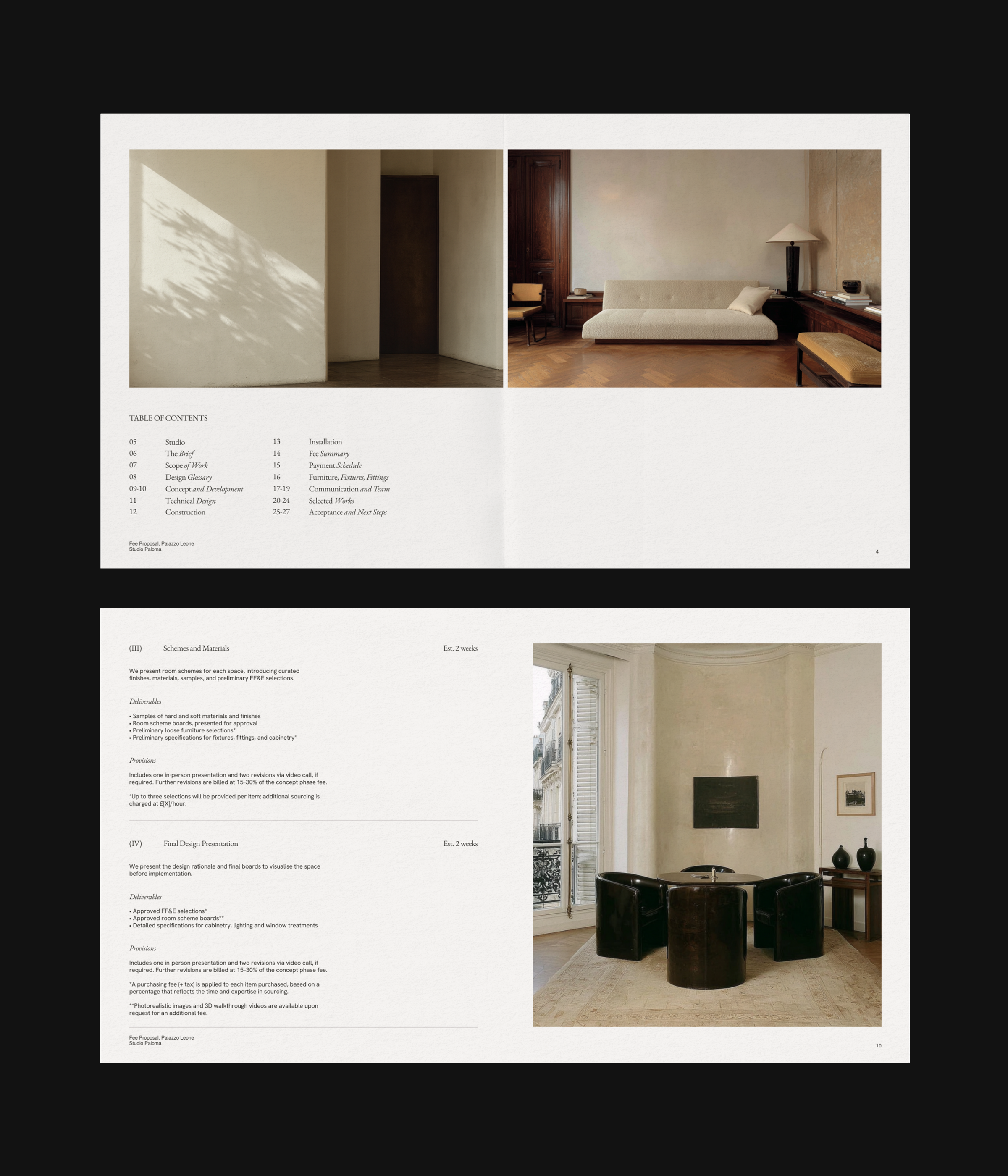 Fee Proposal Template