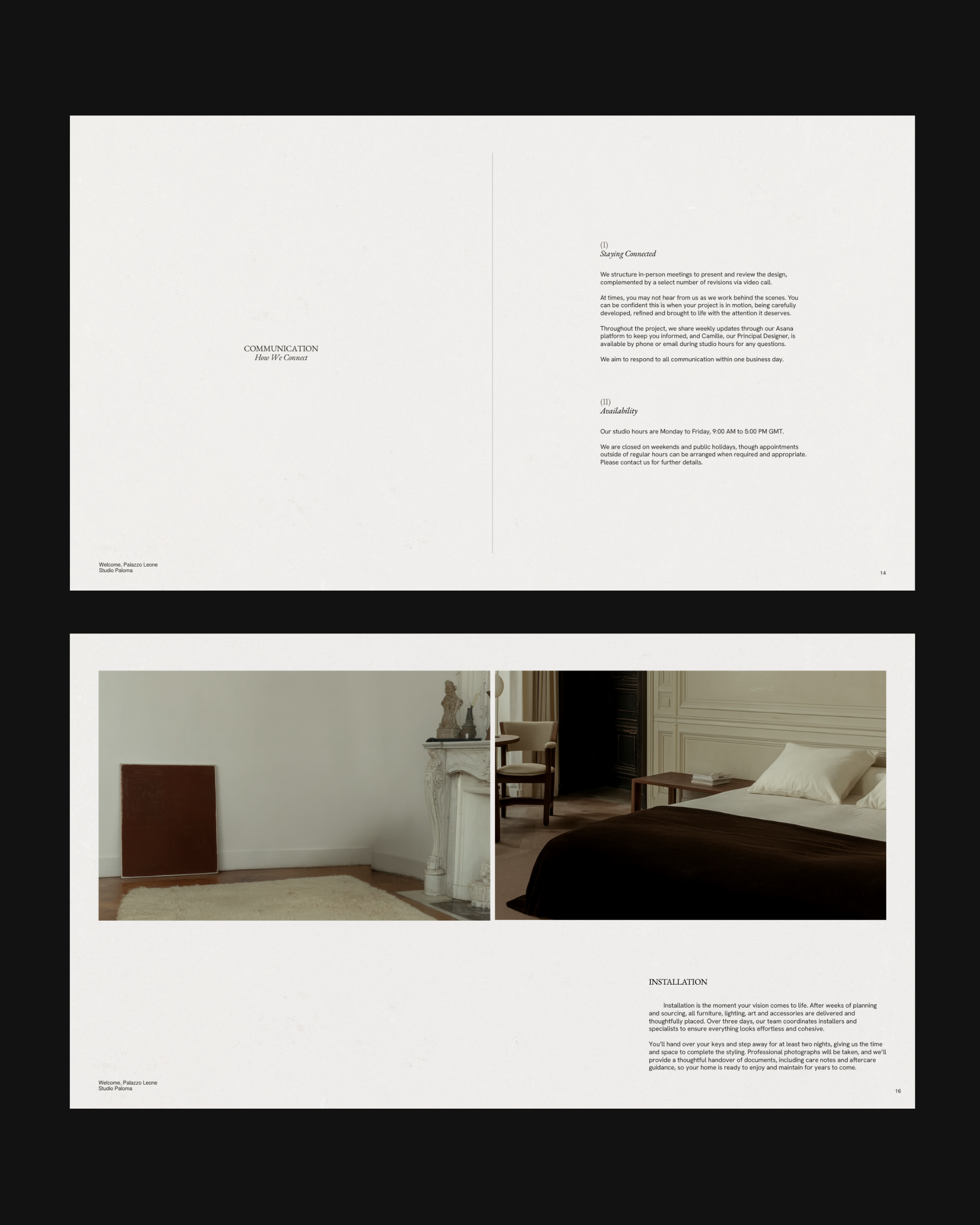 Bienvenue aux clients 