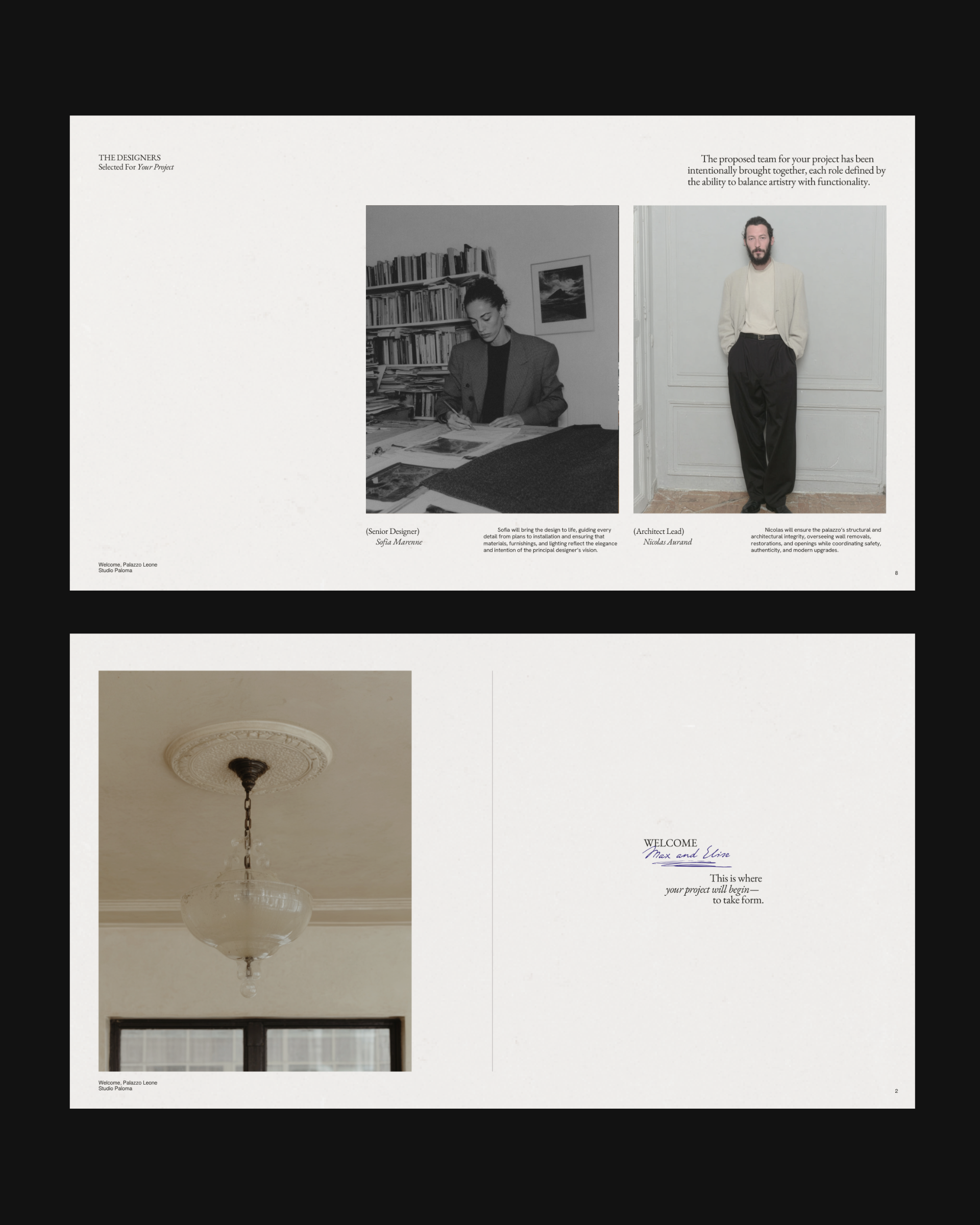 Bienvenue aux clients 